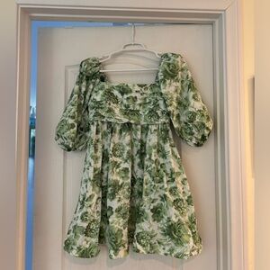abercrombie & fitch dress!!! size small!! Emerson Poplin Puff Sleeve Mini Dress